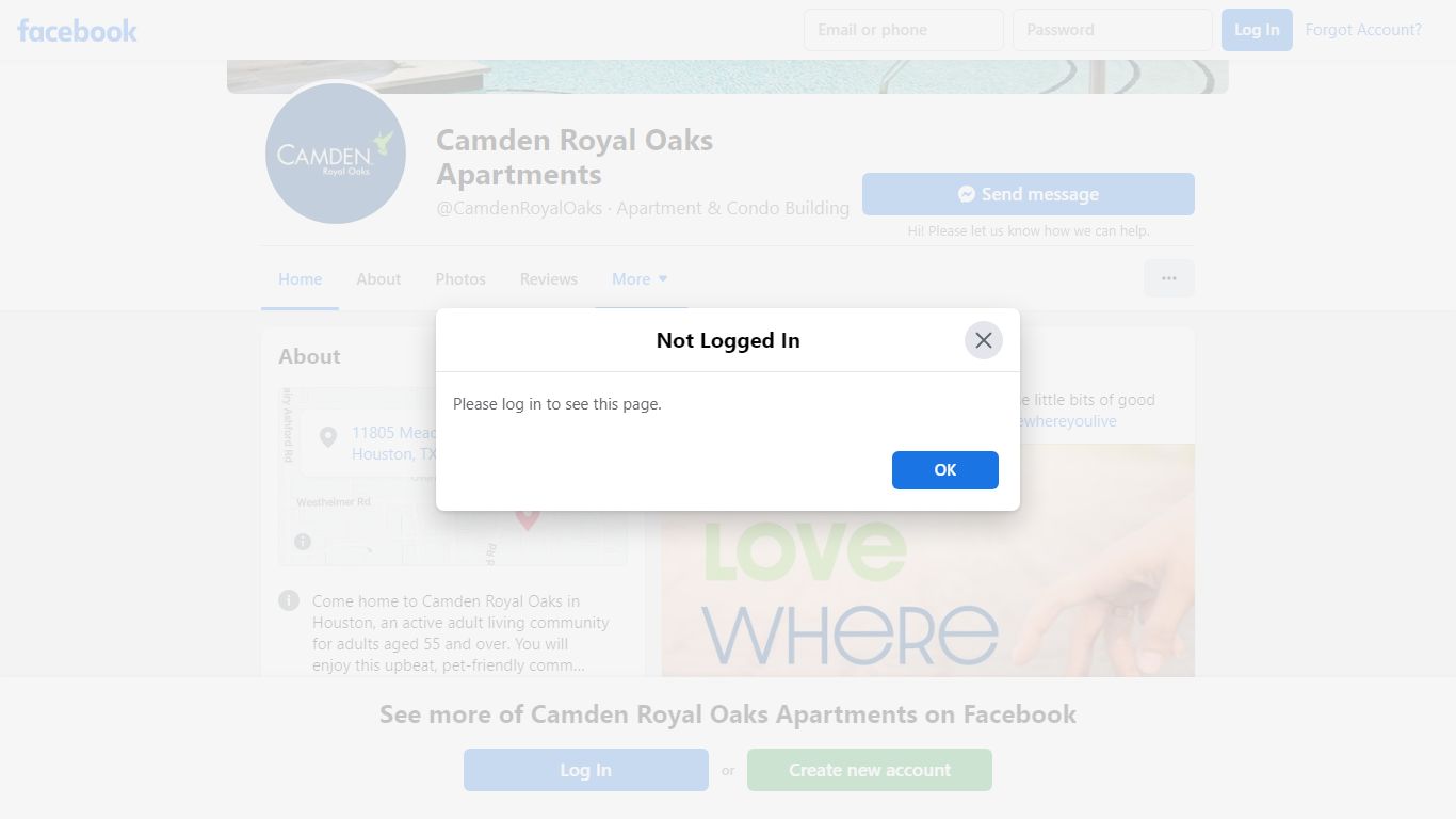 Camden Royal Oaks Apartments - Home - facebook.com